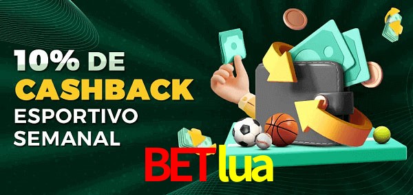 10% de bônus de cashback na betlua